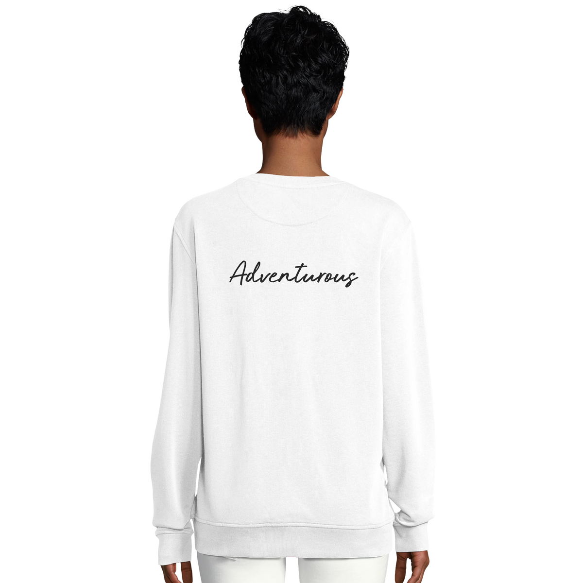 Adventurous - "Dancing in Colours" Sweatshirt White 6