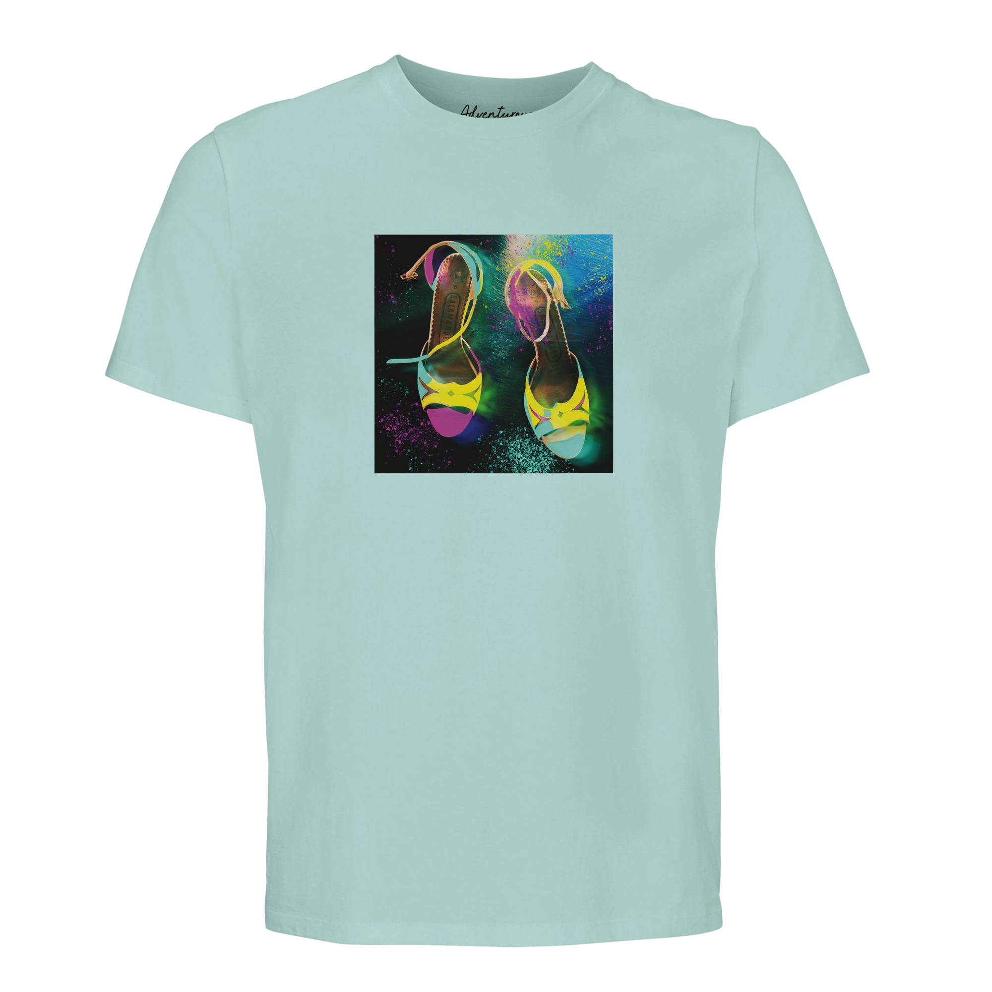 Adventurous - "Dancing in Colours" T-shirt arctic blue 1