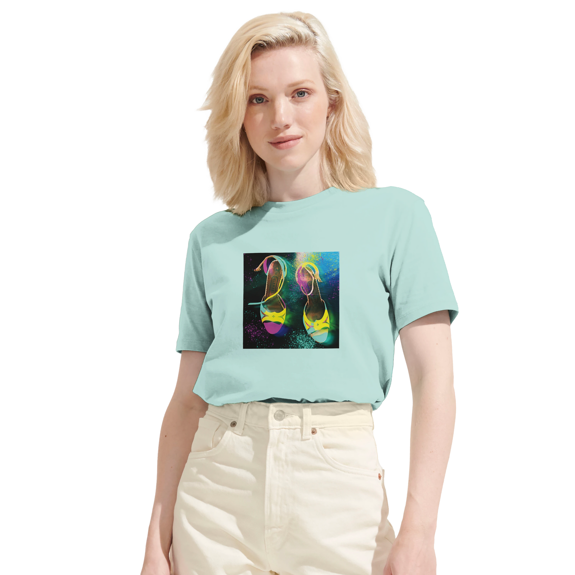 Adventurous - "Dancing in Colours" T-shirt arctic blue 6