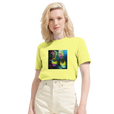 Adventurous - "Dancing in Colours" T-shirt Light Yellow 6