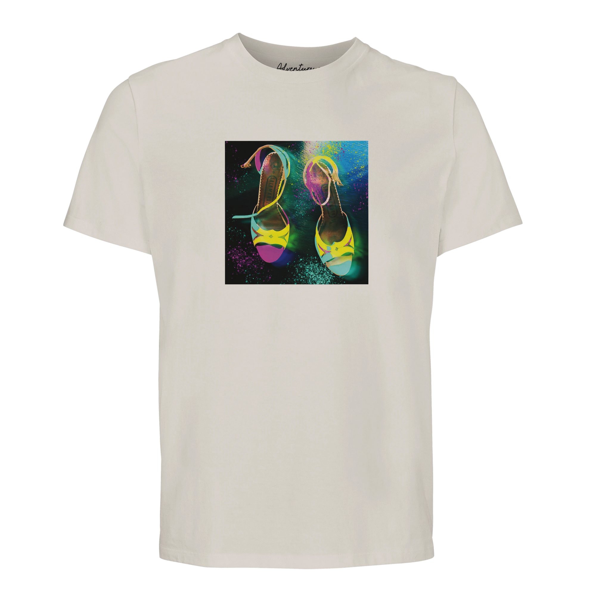 Adventurous - "Dancing in Colours" T-shirt Off White 1