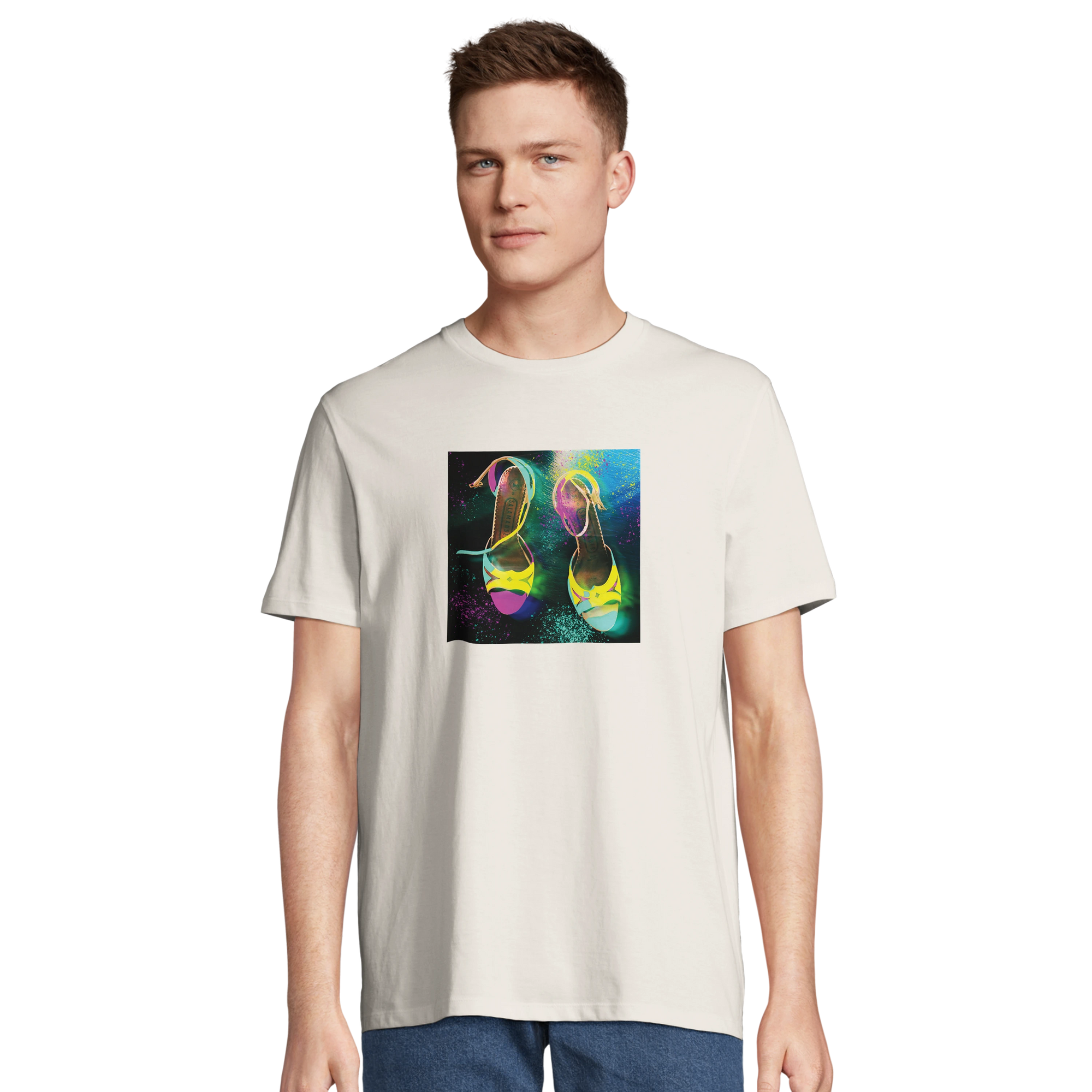 Adventurous - "Dancing in Colours" T-shirt Off White 4