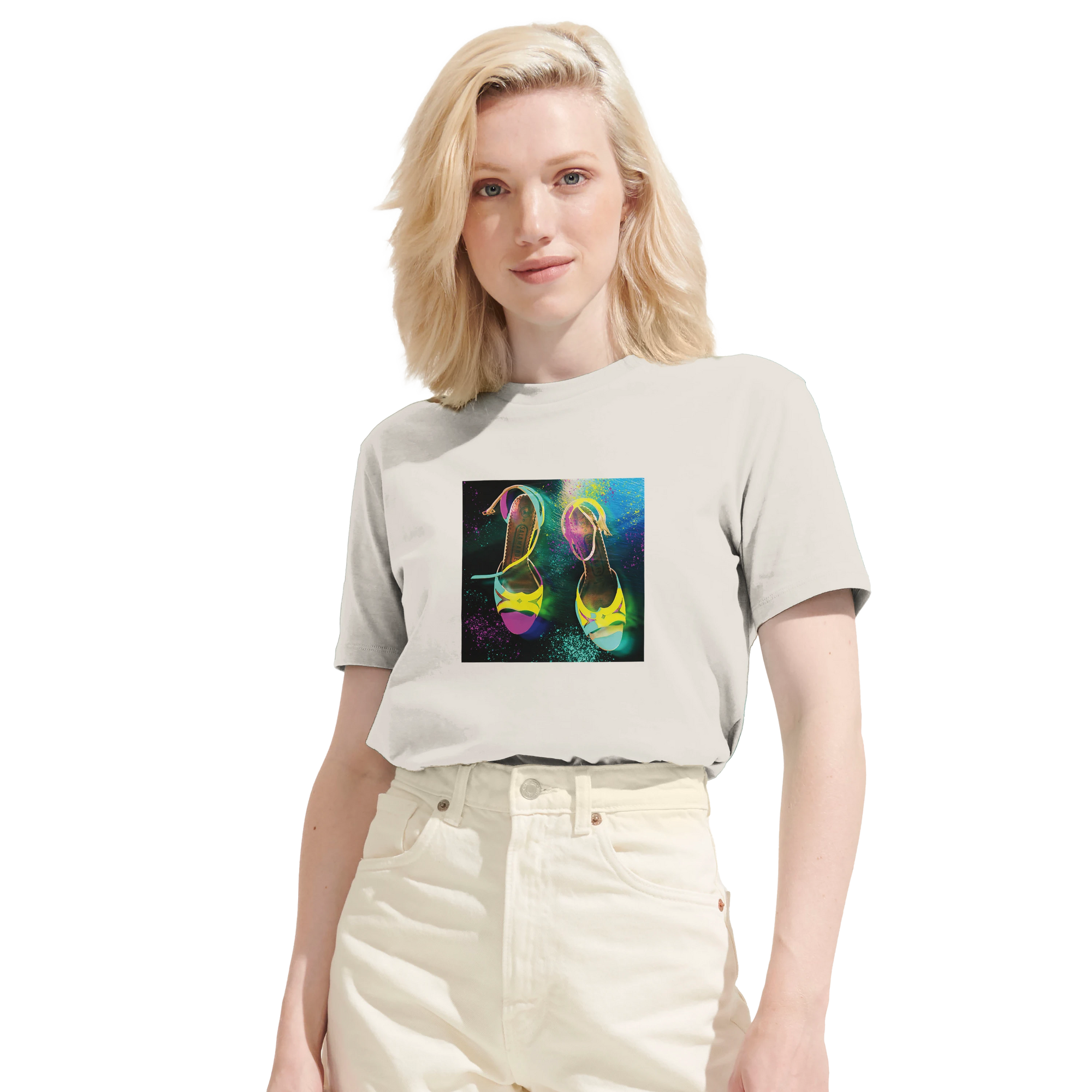 Adventurous - "Dancing in Colours" T-shirt Off White 6