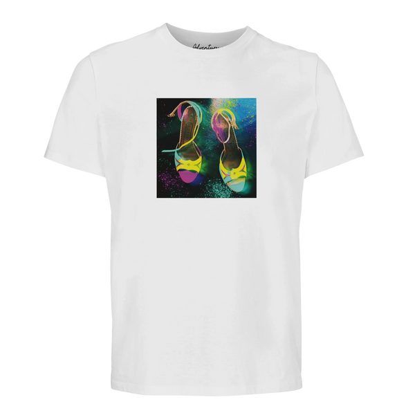 Adventurous - "Dancing in Colours" T-shirt White 1