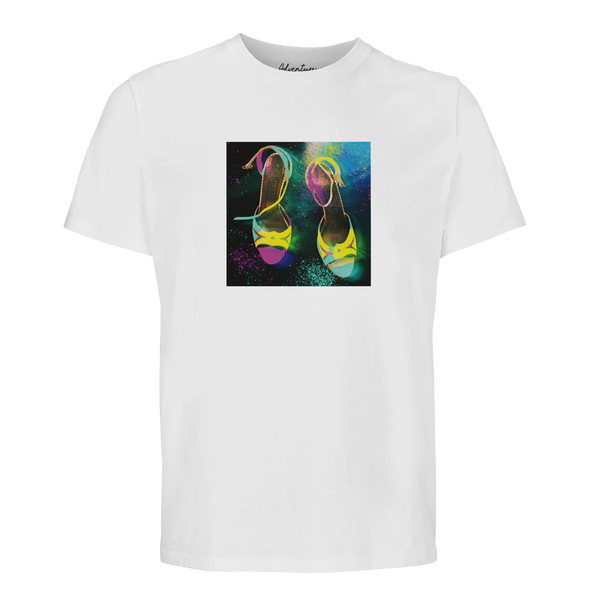 Adventurous - "Dancing in Colours" T-shirt White 1
