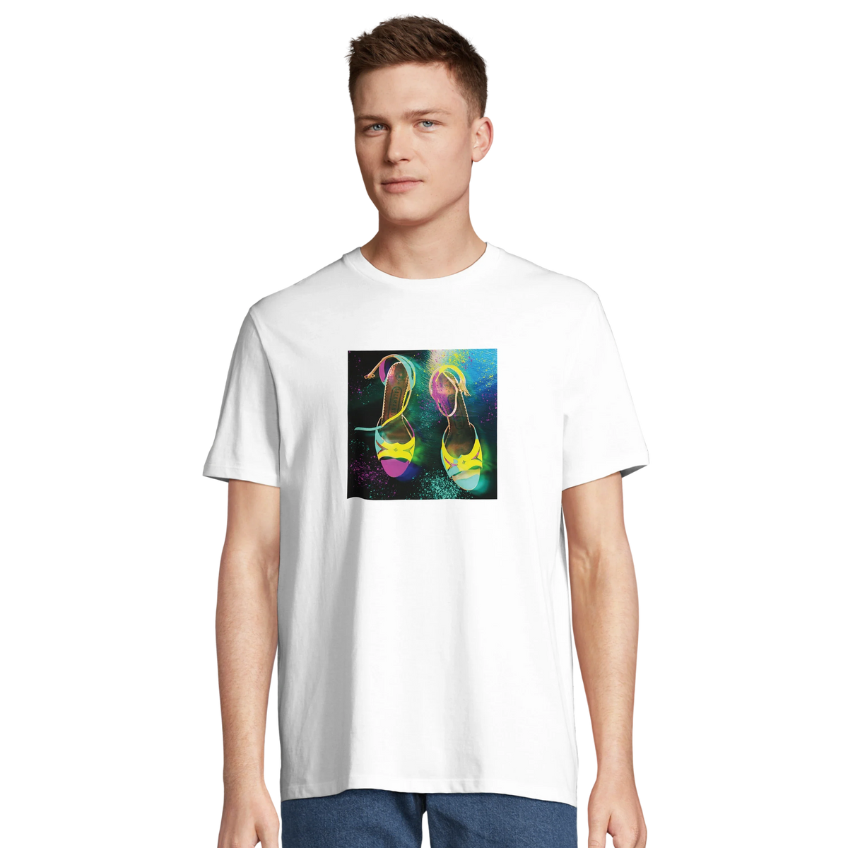 Adventurous - "Dancing in Colours" T-shirt White 4