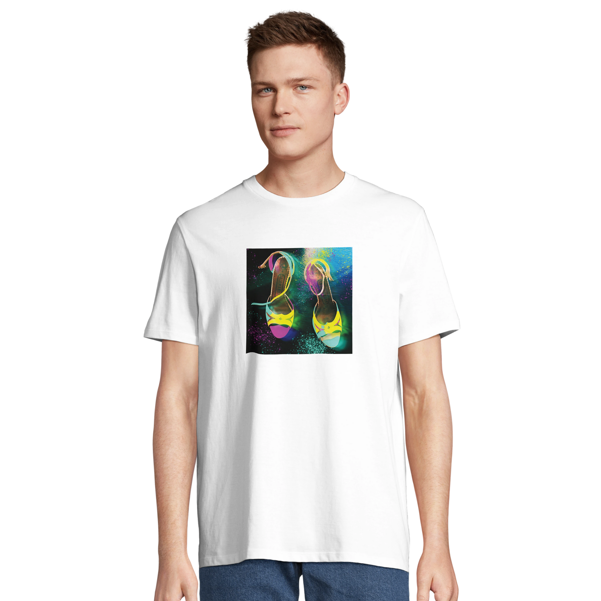 Adventurous - "Dancing in Colours" T-shirt White 4