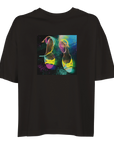 Adventurous - "Dancing in Colours" T-shirt Deep Black 1