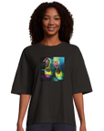 Adventurous - "Dancing in Colours" T-shirt Deep Black 4