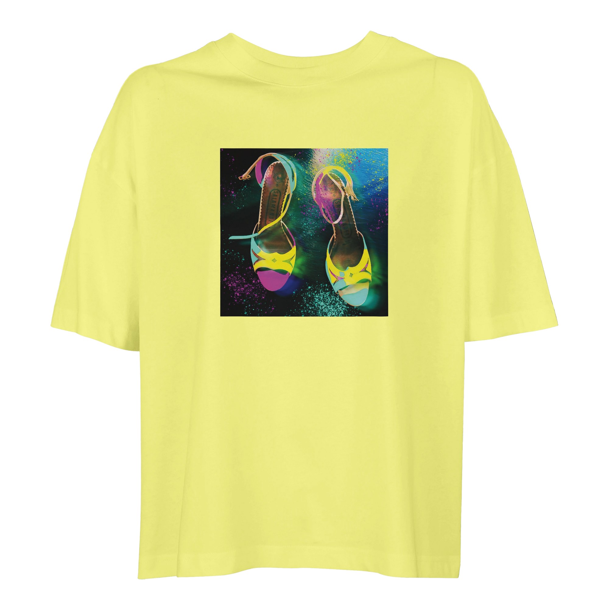 Adventurous - "Dancing in Colours" T-shirt Light Yellow 1
