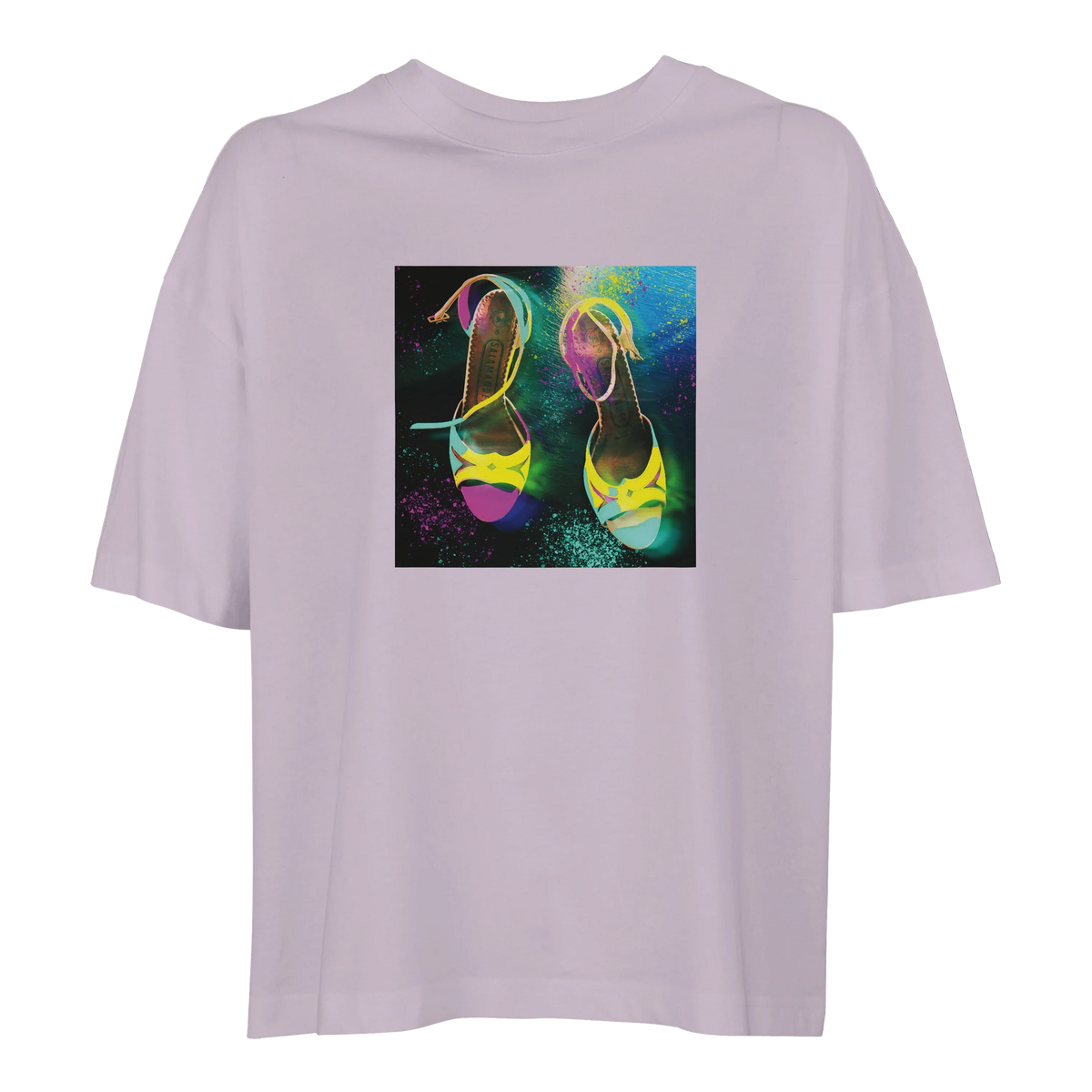 Adventurous - "Dancing in Colours" T-shirt lilak 1