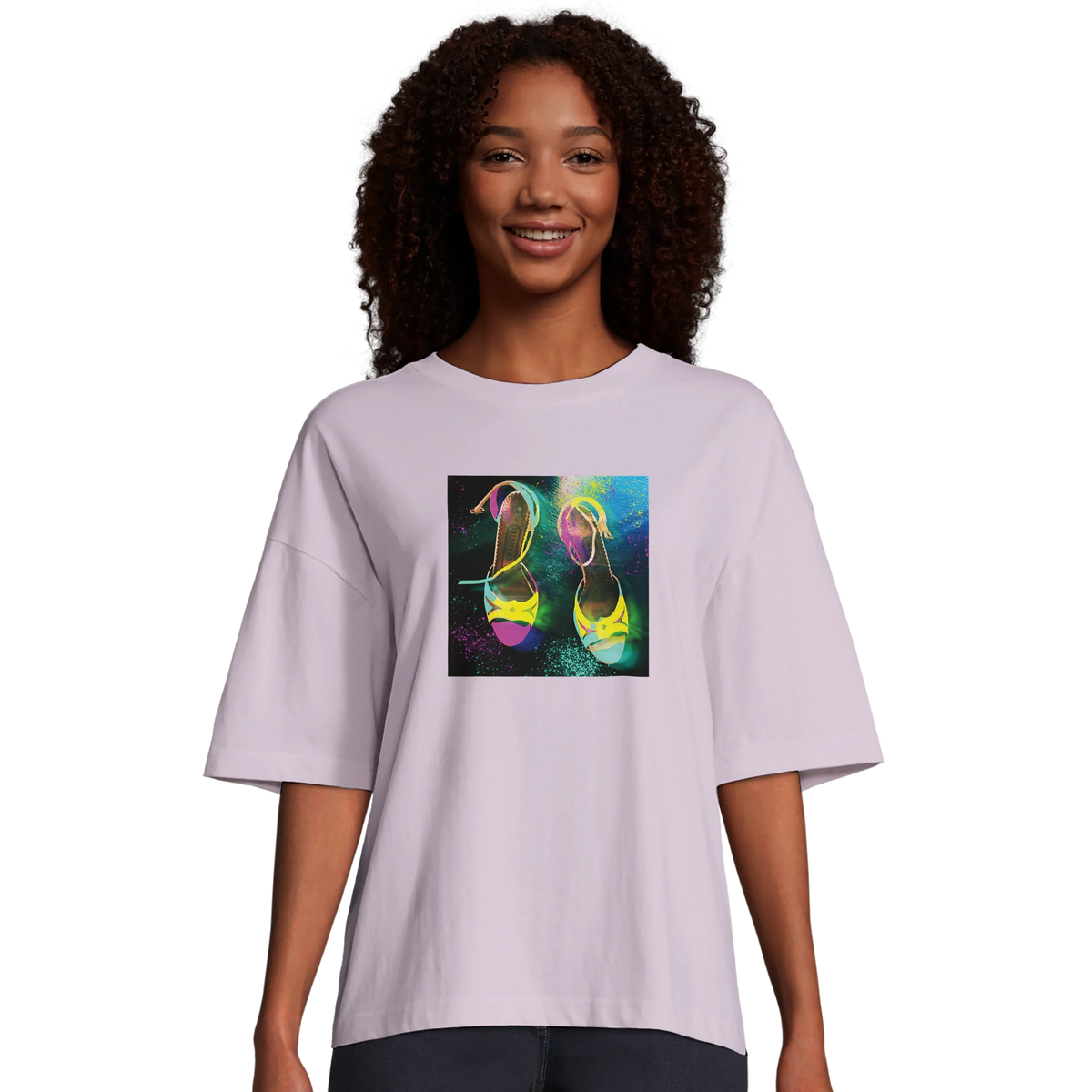 Adventurous - "Dancing in Colours" T-shirt lilak 4