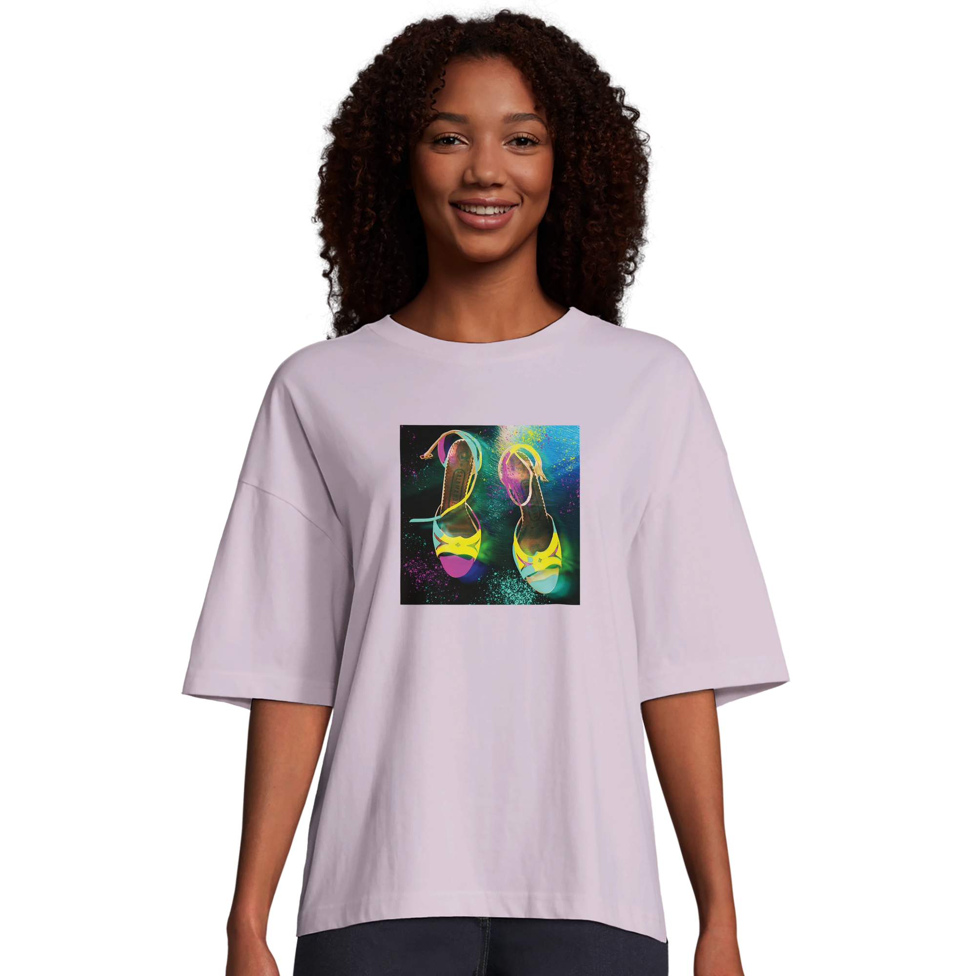 Adventurous - "Dancing in Colours" T-shirt lilak 4