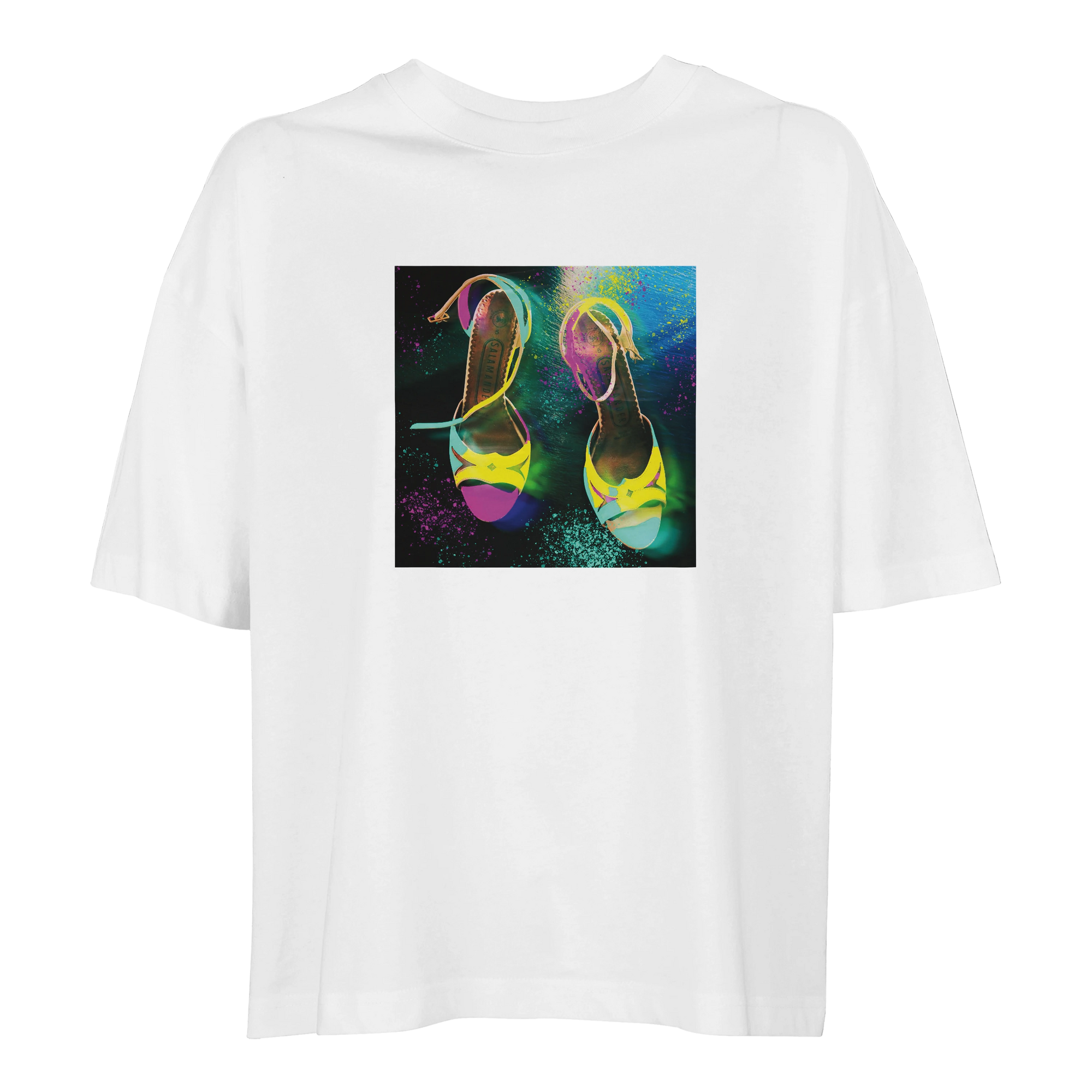 Adventurous - "Dancing in Colours" T-shirt White 1