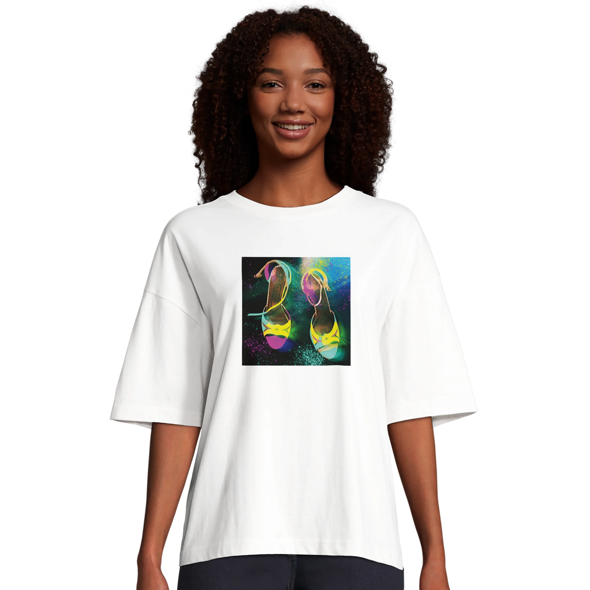 Adventurous - "Dancing in Colours" T-shirt White 4
