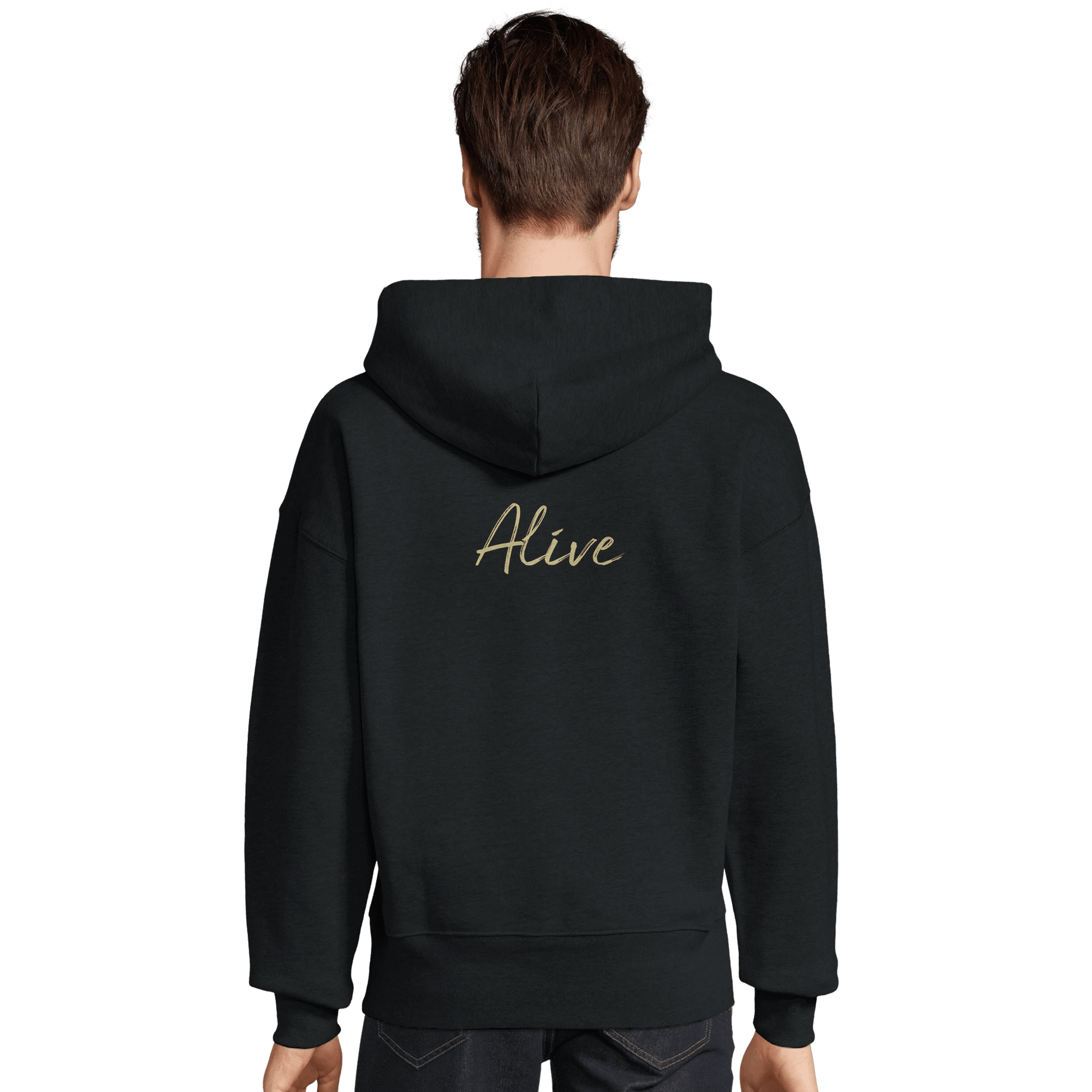 Alive - "Moving Smiles" Hoodie Black XS 7