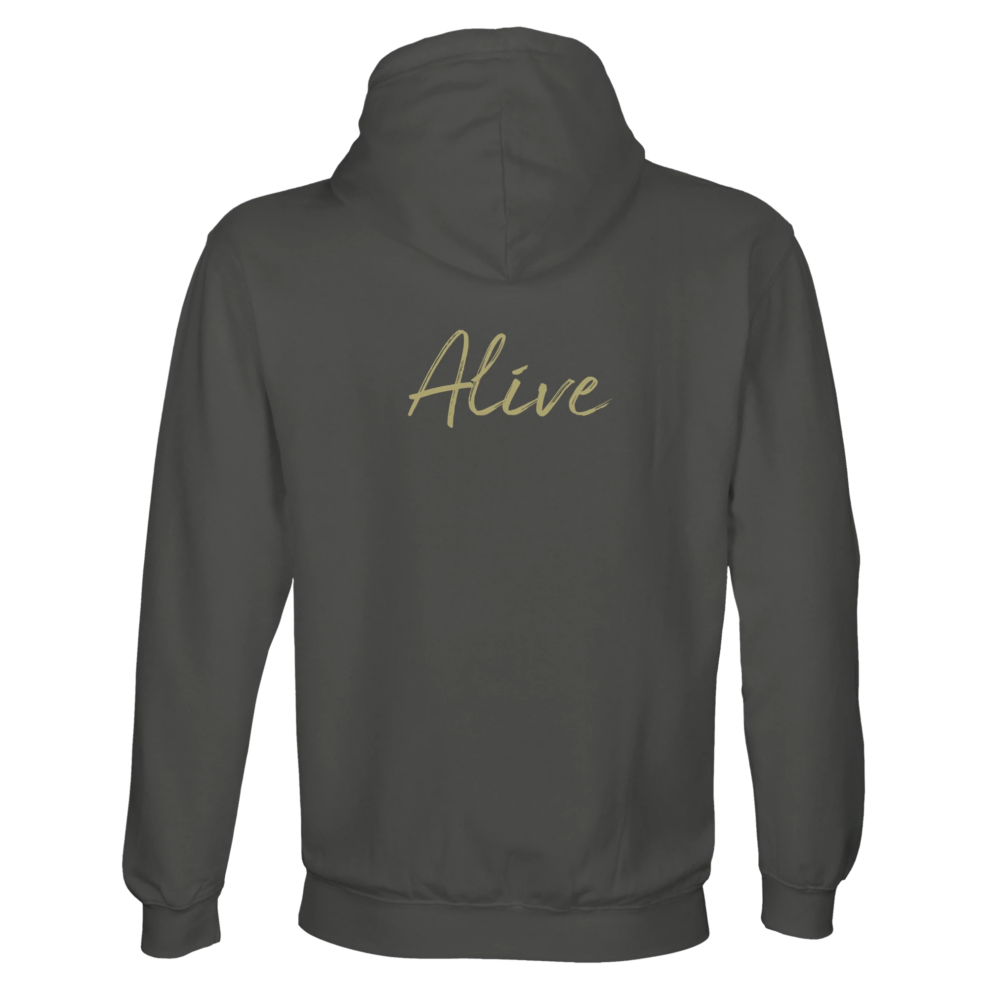 Alive - "Moving Smiles" Hoodie charcoal melange XS 40