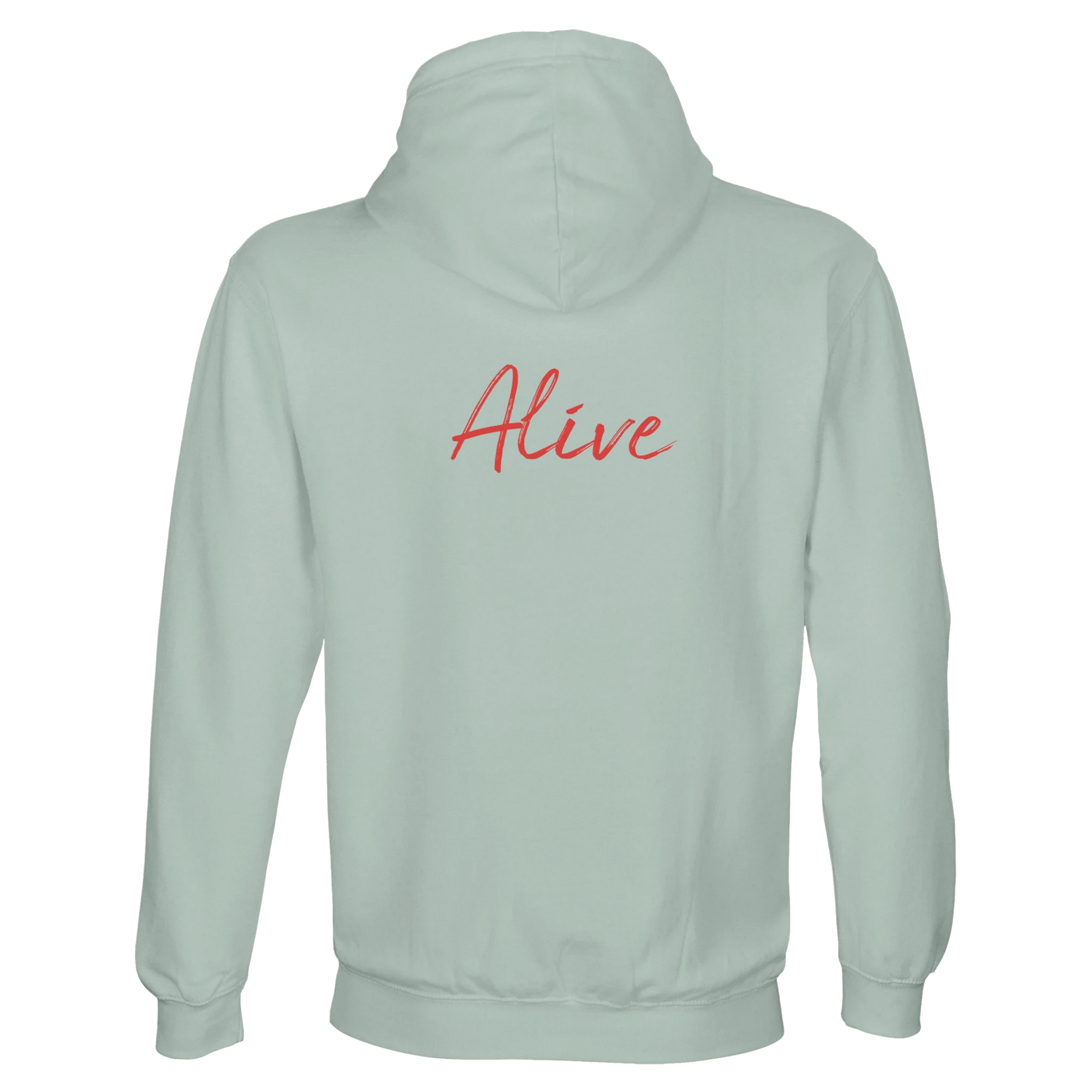Alive - "Moving Smiles" Hoodie creamy green XS 10
