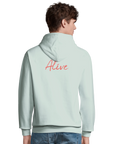 Alive - "Moving Smiles" Hoodie creamy green XS 12