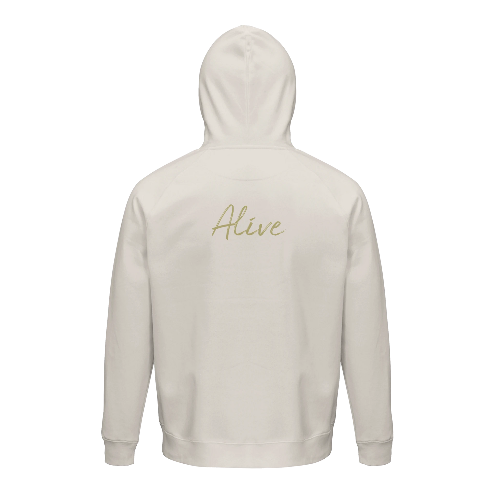 Alive - "Moving Smiles" Hoodie Off White XS 10