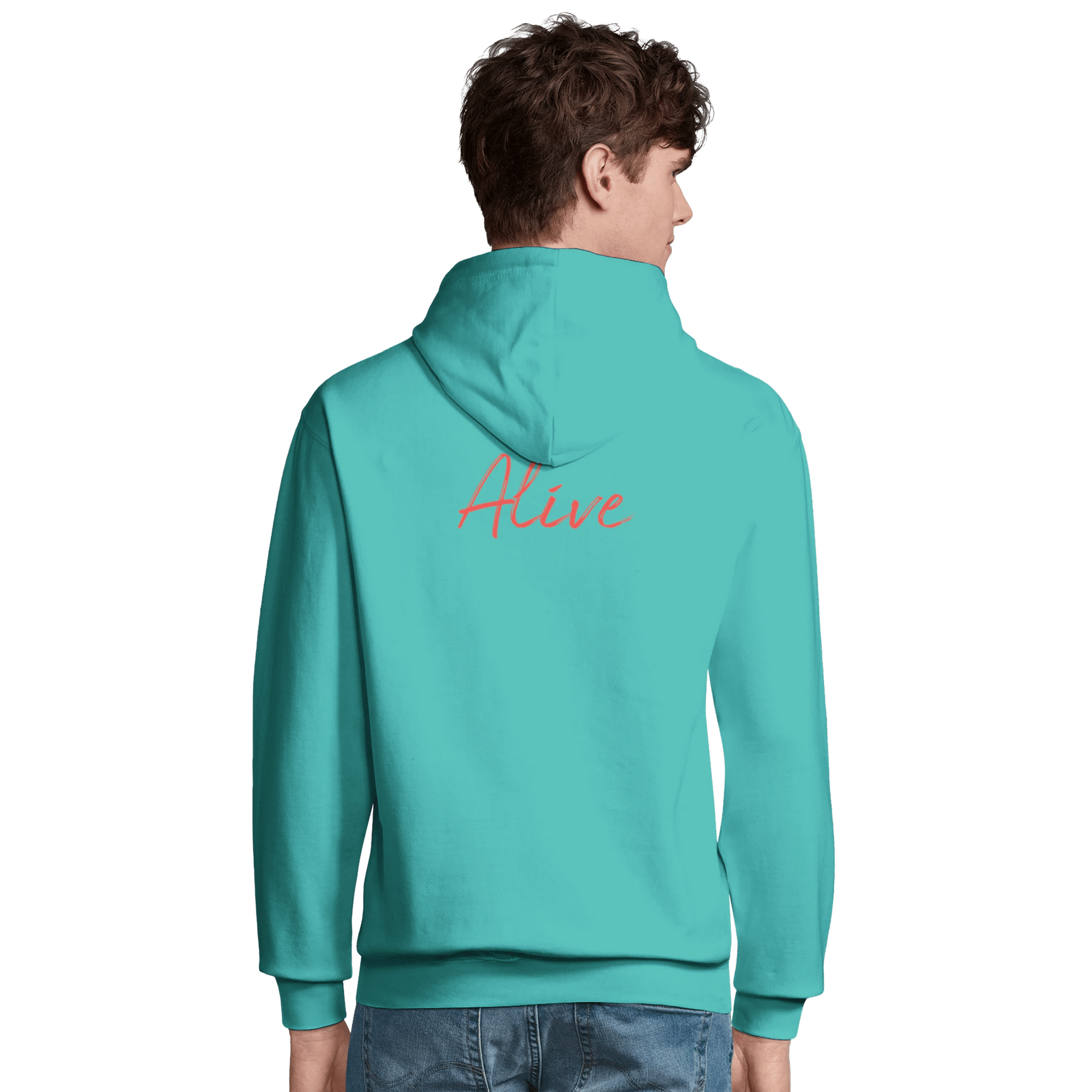 Alive - "Moving Smiles" Hoodie pool blue XS 7