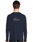 Alive - "Moving Smiles" Long sleeve French Navy XS 7