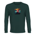 Alive - "Moving Smiles" Long sleeve green empire XS 1
