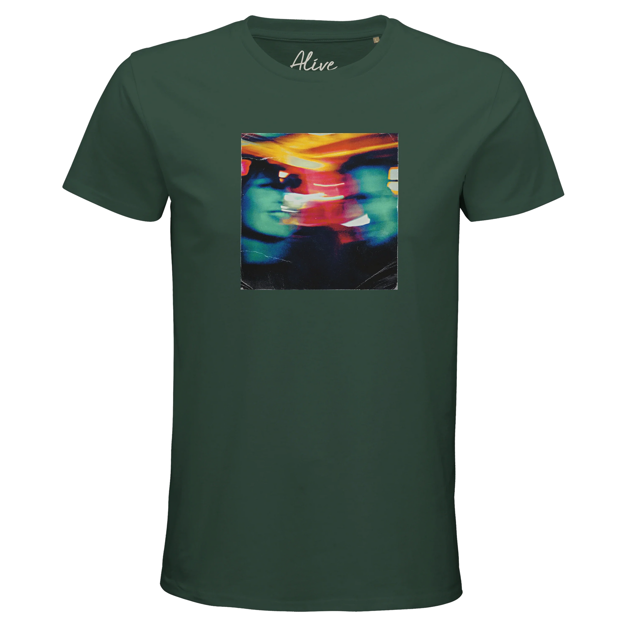 Alive - "Moving Smiles" T-shirt Bottle Green 1