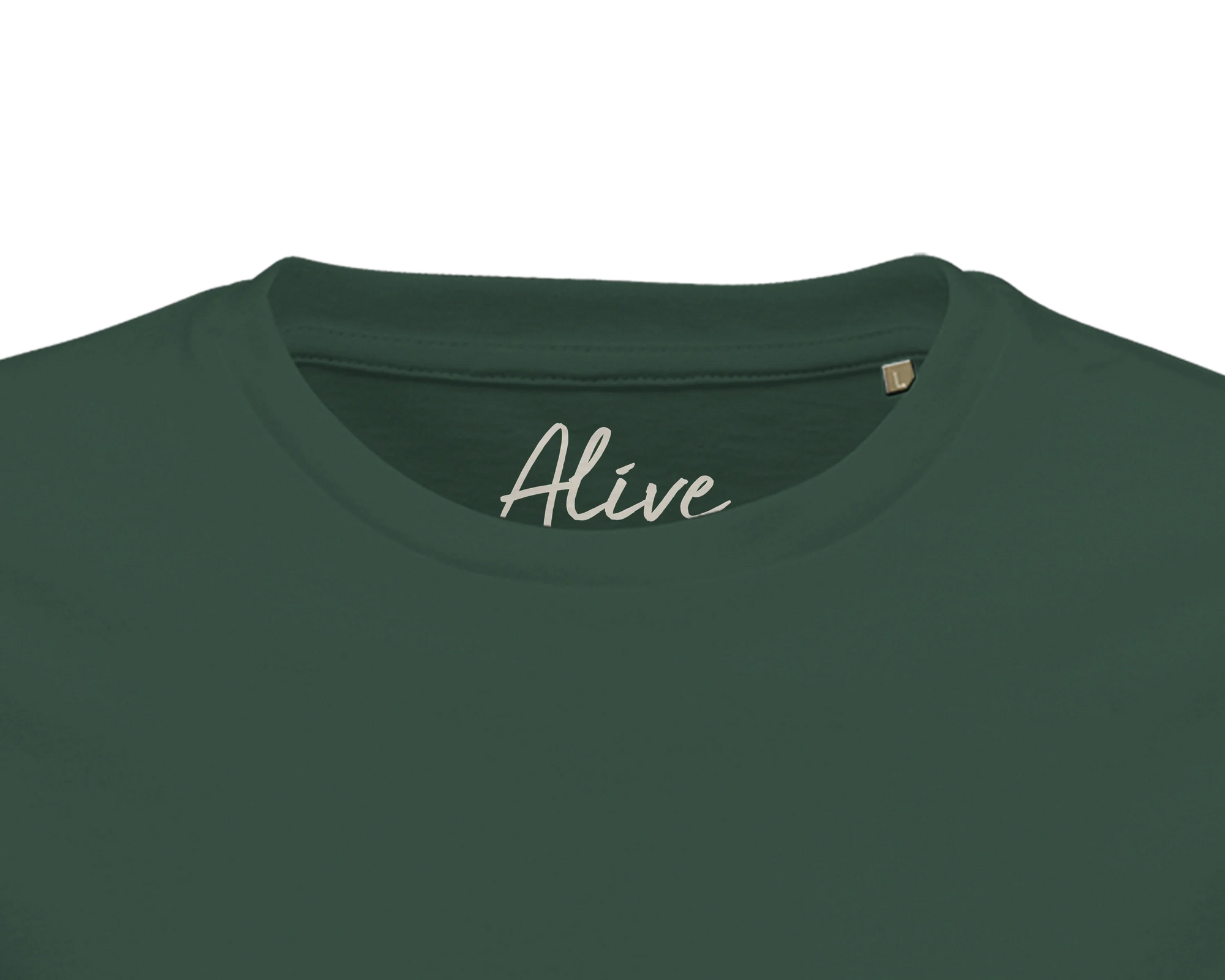 Alive - "Moving Smiles" T-shirt Bottle Green 2