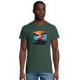 Alive - "Moving Smiles" T-shirt Bottle Green 4