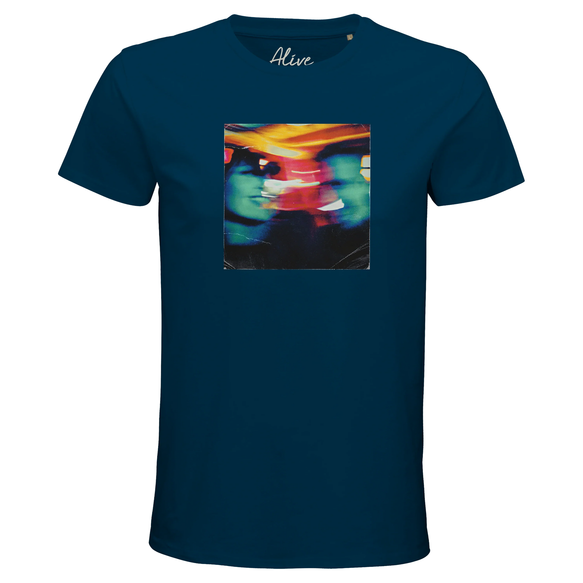 Alive - "Moving Smiles" T-shirt denim 1