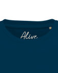 Alive - "Moving Smiles" T-shirt denim 2