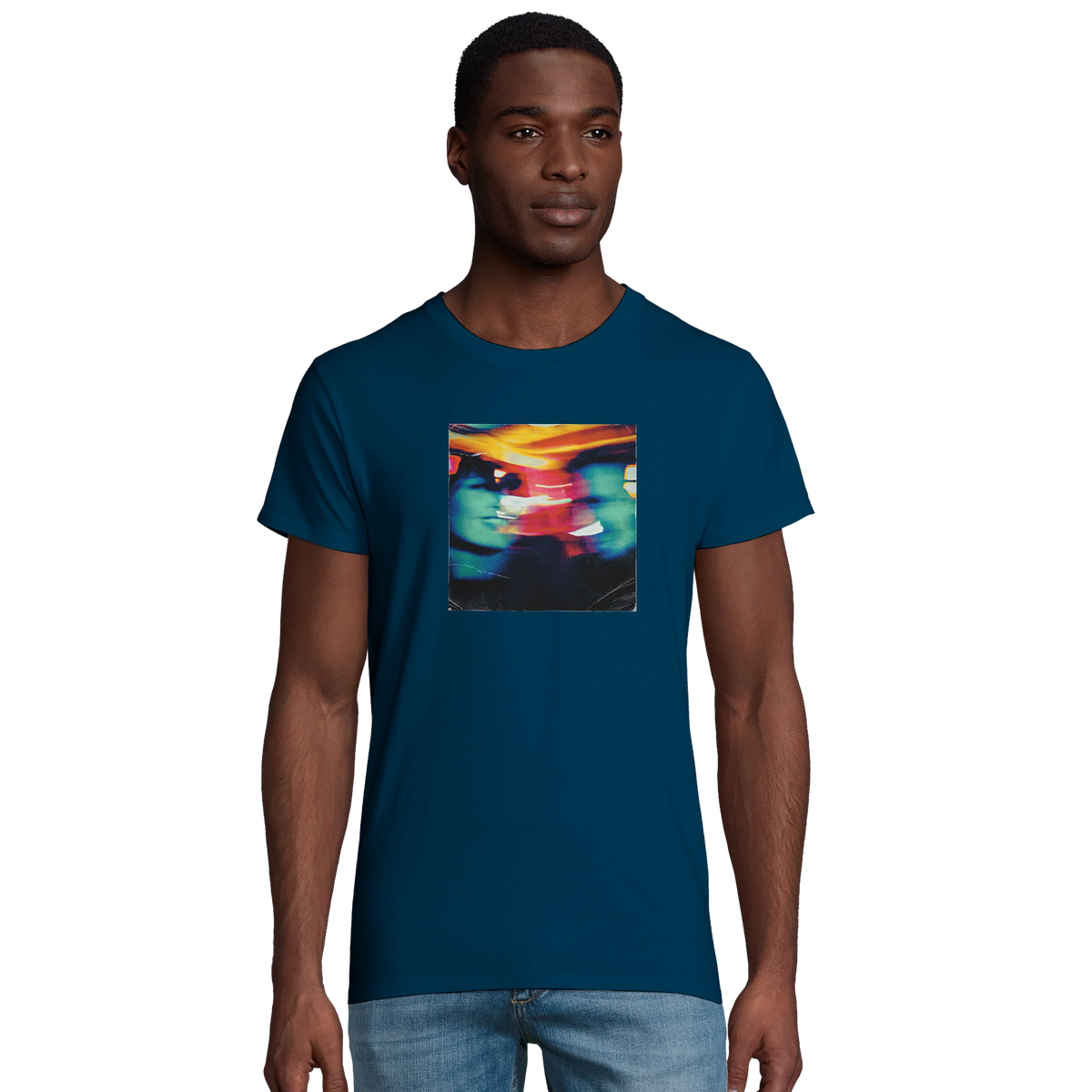 Alive - "Moving Smiles" T-shirt denim 4
