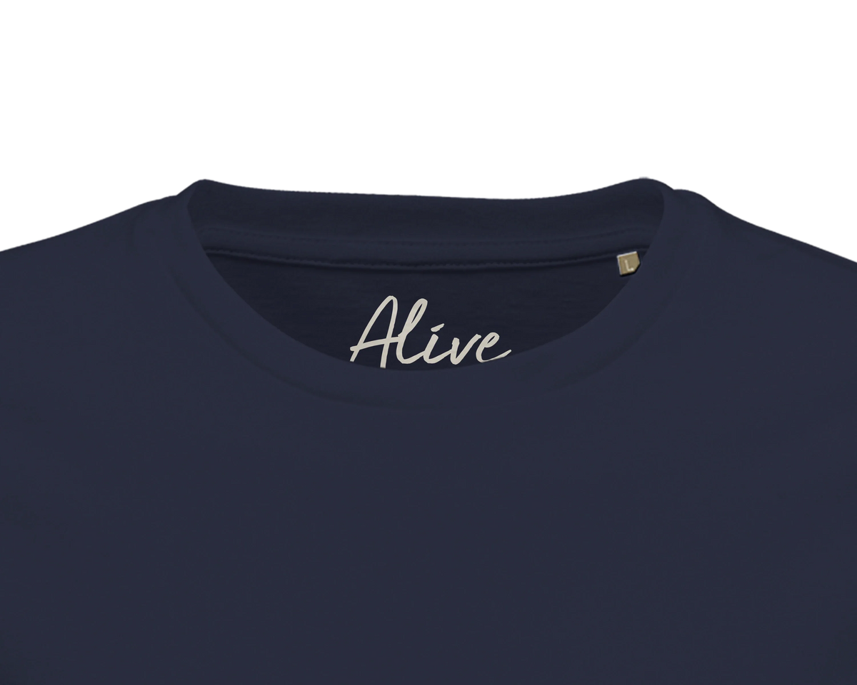 Alive - "Moving Smiles" T-shirt French Navy 2