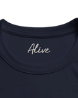 Alive - "Moving Smiles" T-shirt French Navy 2