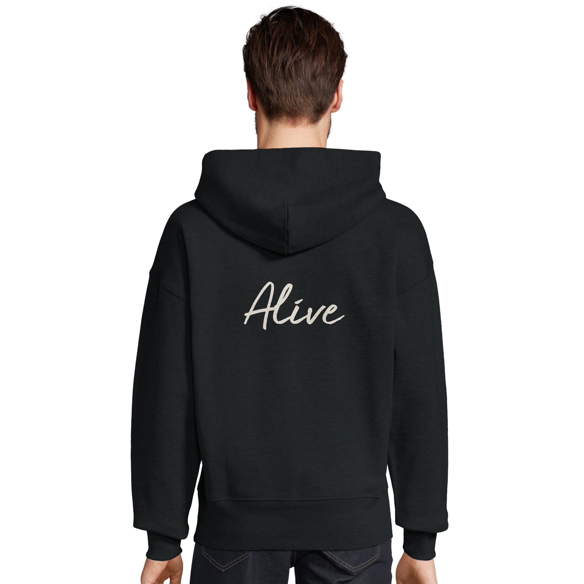 Alive - "Moving Smiles" Hoodie Black 4
