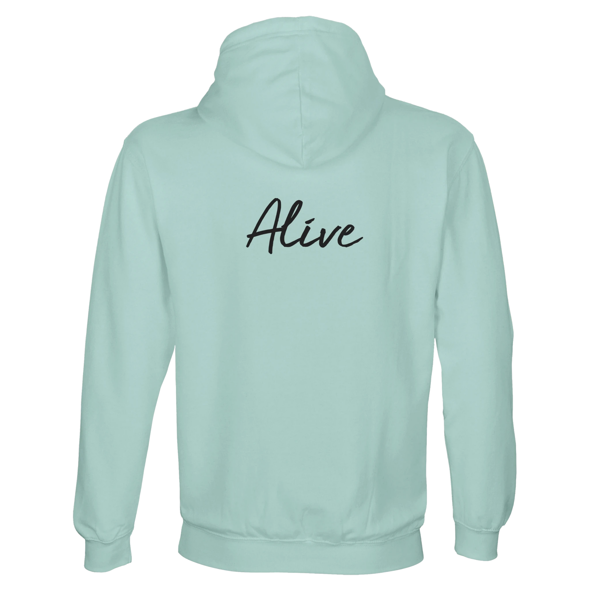 Alive - "Moving Smiles" Hoodie arctic blue 2