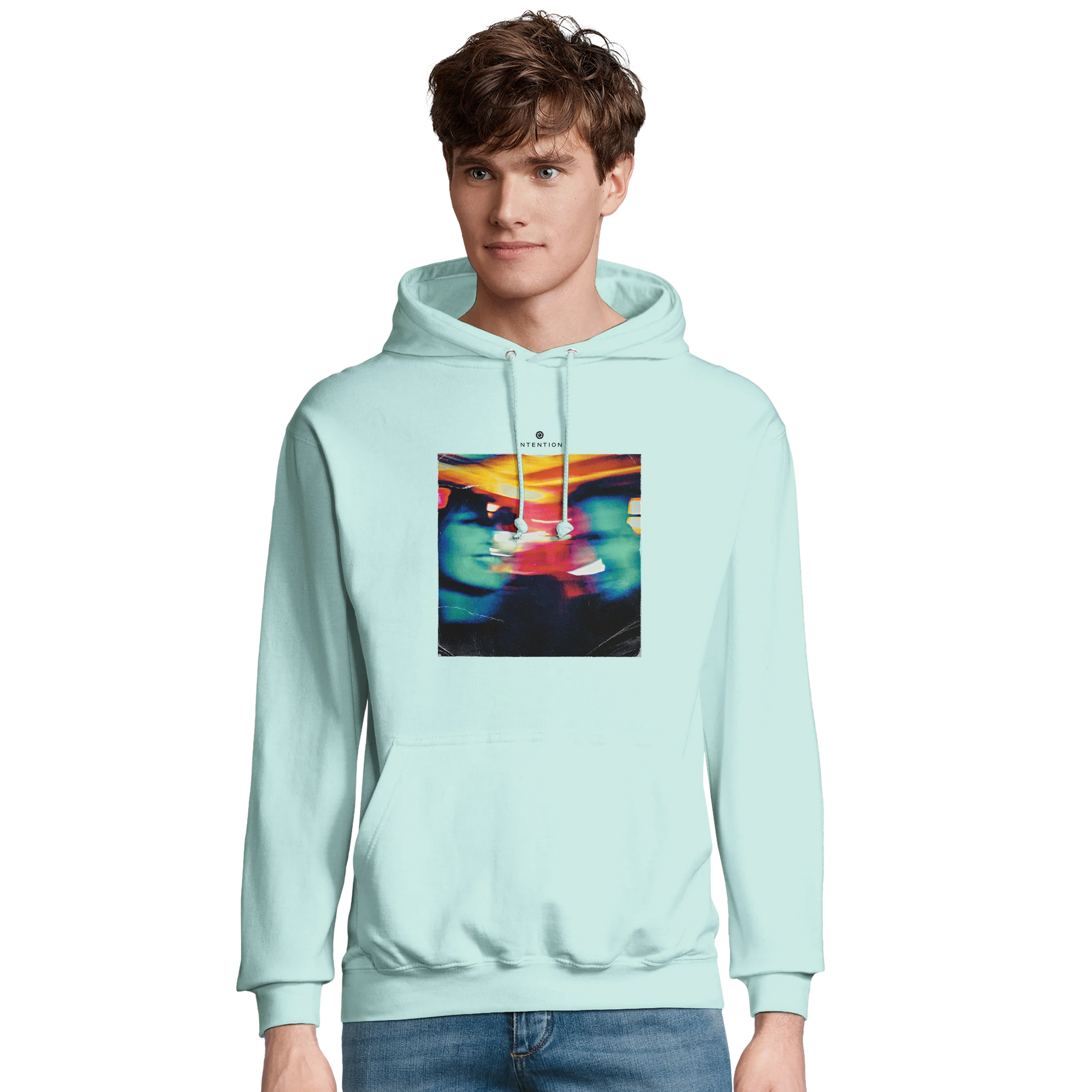Alive - "Moving Smiles" Hoodie arctic blue 3