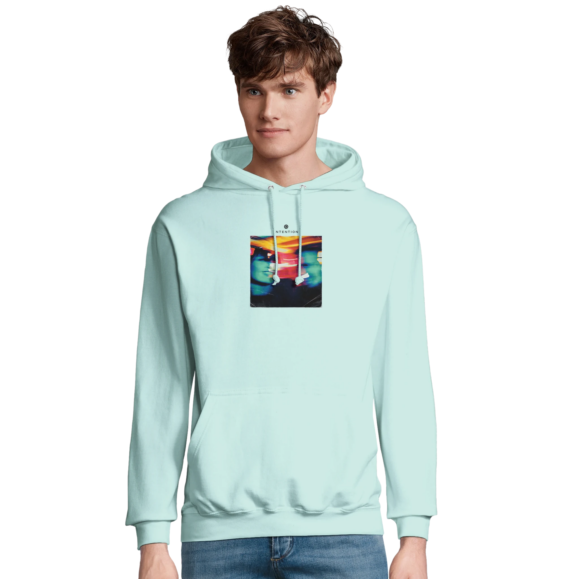 Alive - "Moving Smiles" Hoodie arctic blue 3
