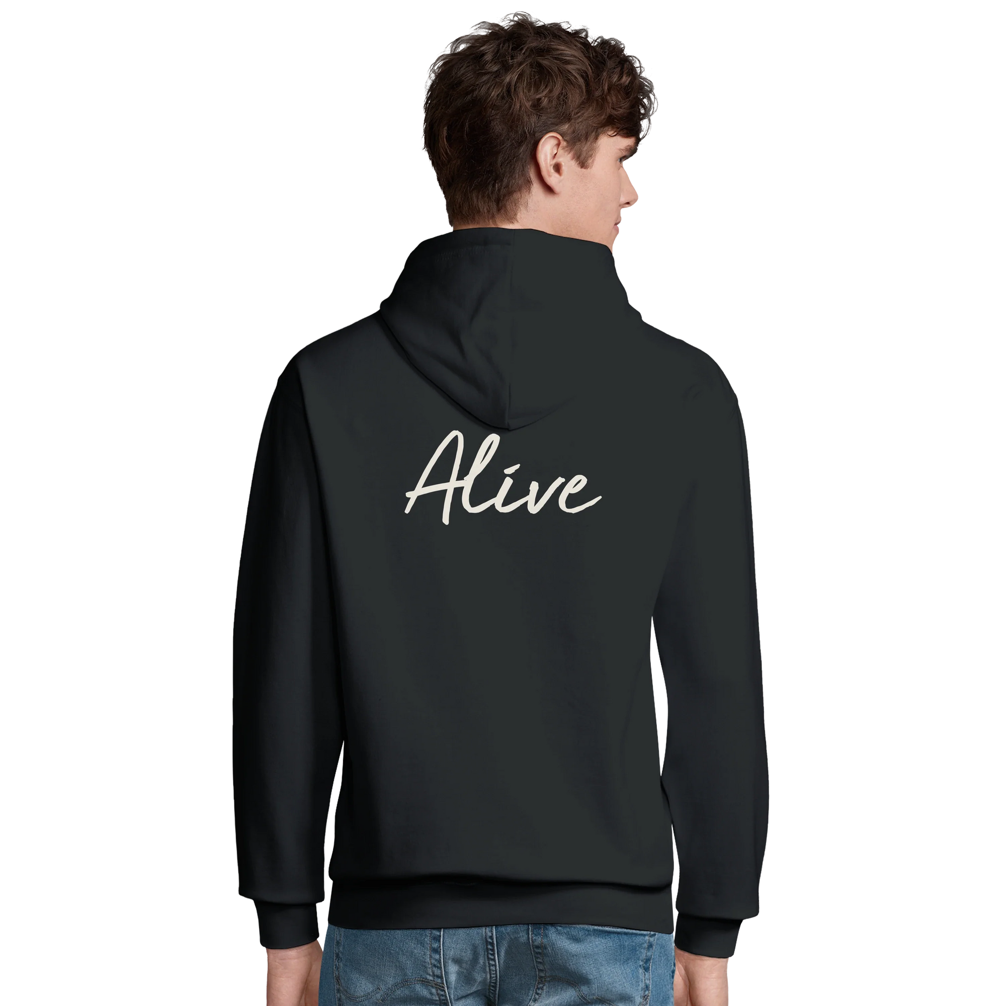 Alive - "Moving Smiles" Hoodie Black 4