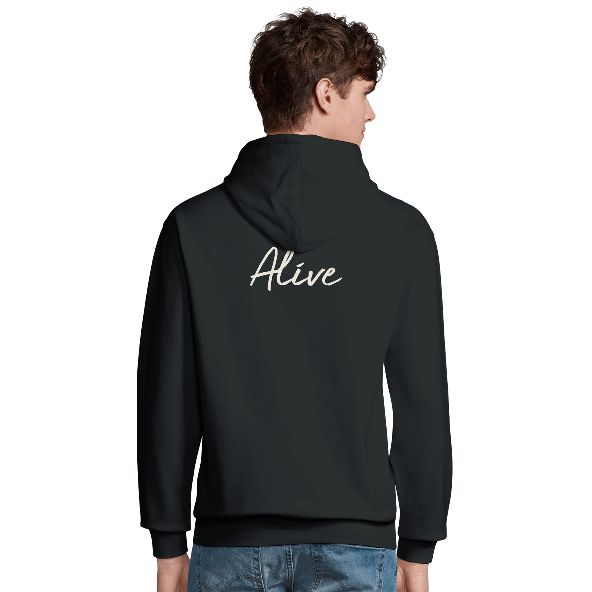 Alive - "Moving Smiles" Hoodie Black 4