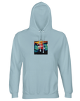 Alive - "Moving Smiles" Hoodie creamy blue 1
