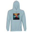 Alive - "Moving Smiles" Hoodie creamy blue 1
