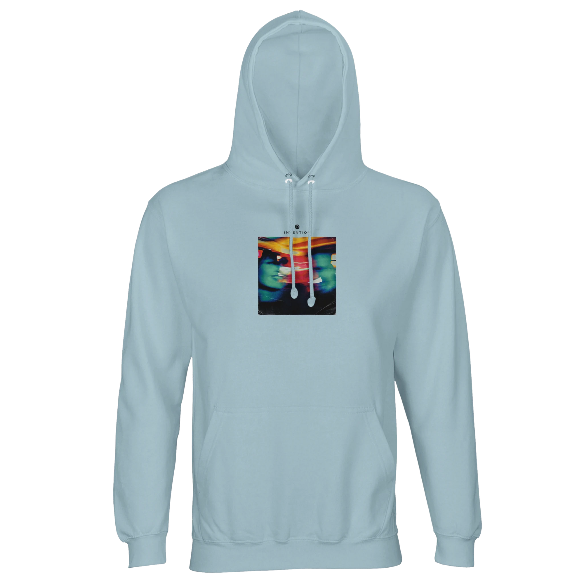 Alive - "Moving Smiles" Hoodie creamy blue 1