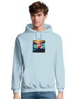 Alive - "Moving Smiles" Hoodie creamy blue 3