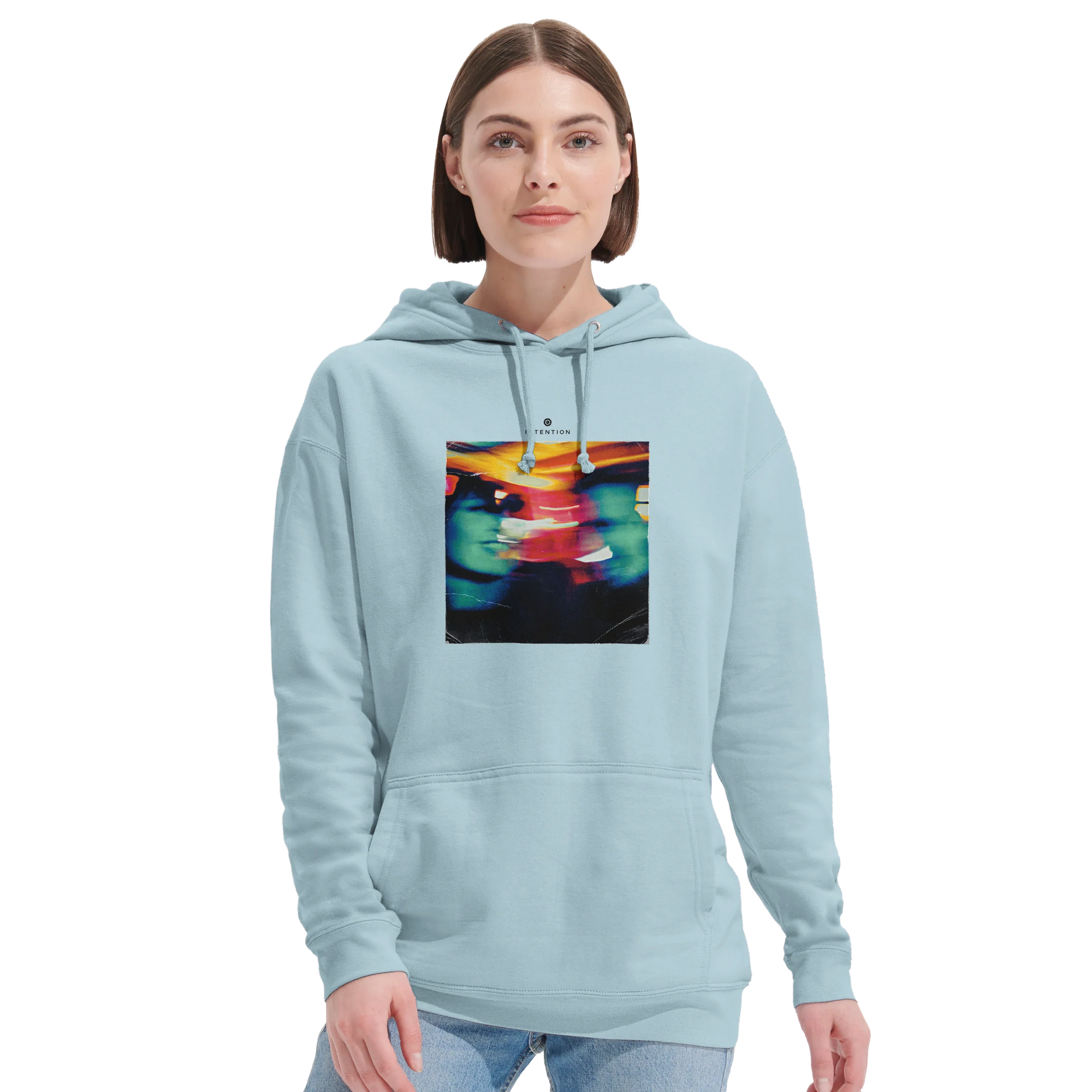 Alive - "Moving Smiles" Hoodie creamy blue 5