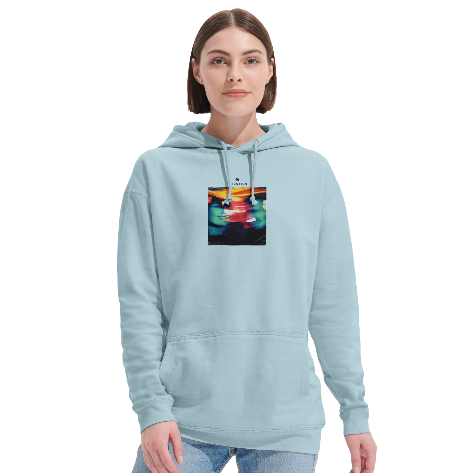 Alive - "Moving Smiles" Hoodie creamy blue 5