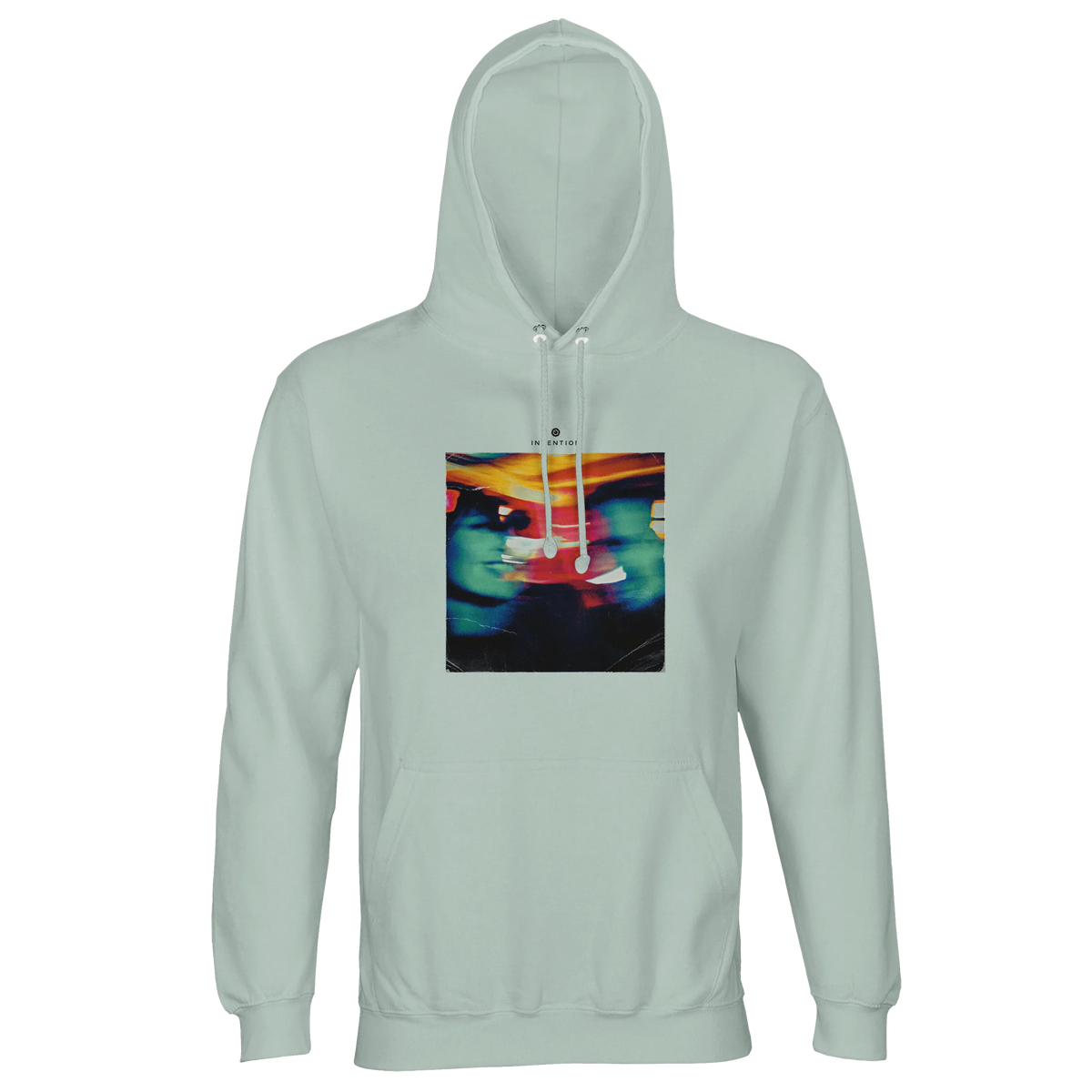 Alive - "Moving Smiles" Hoodie creamy green 1