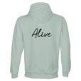 Alive - "Moving Smiles" Hoodie creamy green 2