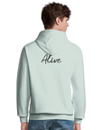 Alive - "Moving Smiles" Hoodie creamy green 4